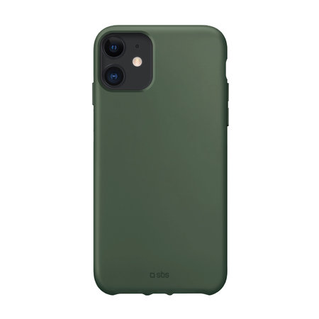 SBS - Puzdro TPU pre iPhone 11, recyklované, Eco balenie, zelená