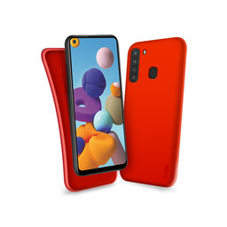 SBS - Puzdro Polo pre Samsung Galaxy A21, červená