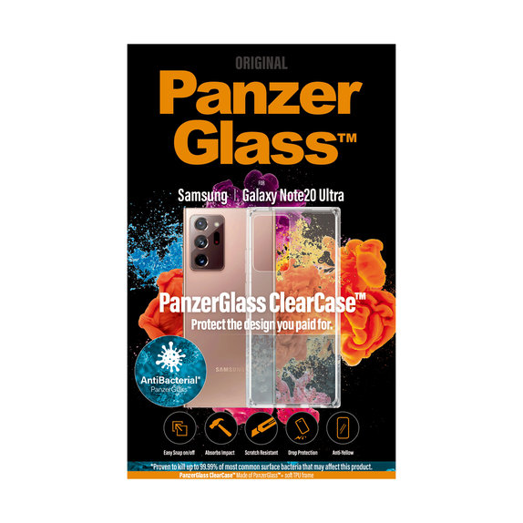 PanzerGlass - Puzdro ClearCase pre Samsung Galaxy Note 20 Ultra, transparent
