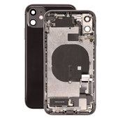 Apple iPhone 11 - Zadný Housing s Malými Dielmi (Black)