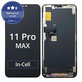 Displej In-Cell FHD pre iPhone 11 Pro Max, Dotykové sklo s rámom, FixPremium