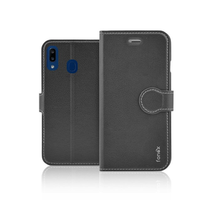 Fonex - Puzdro Book Identity pre Samsung Galaxy A20e, čierna