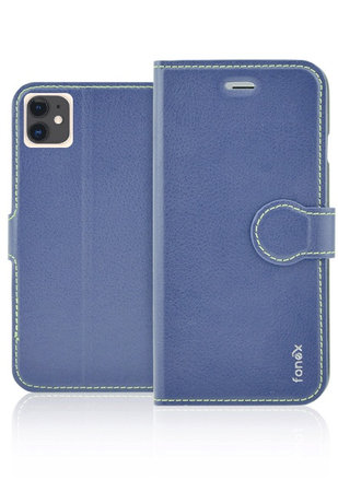 Fonex - Puzdro Book Identity pre iPhone 11, modrá