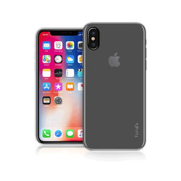 Fonex - Puzdro Invisible pre iPhone X a XS, transparentná