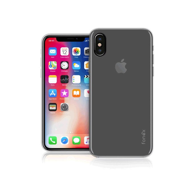 Fonex - Puzdro Invisible pre iPhone X a XS, transparentná