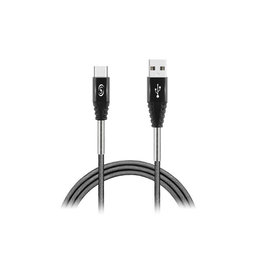 Fonex - Kábel - USB / USB-C (1m), sivá