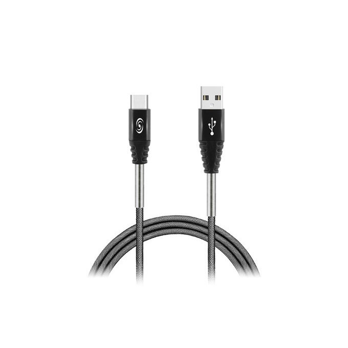 Fonex - Kábel - USB / USB-C (1m), sivá