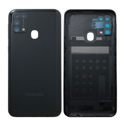 Samsung Galaxy M31 M315F - Batériový Kryt (Space Black) - GH82-22412C Genuine Service Pack