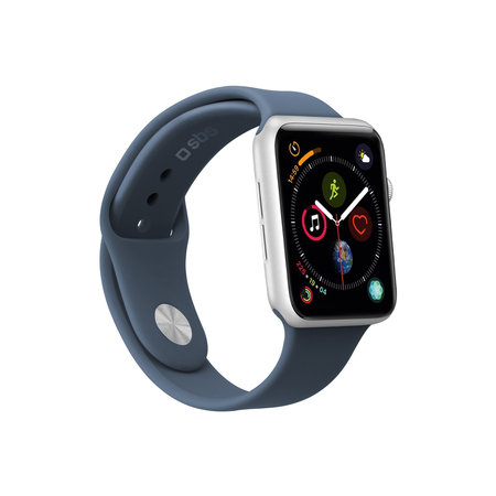 SBS - Náramok pre Apple Watch 44 mm, veľkosť M/L, modrá