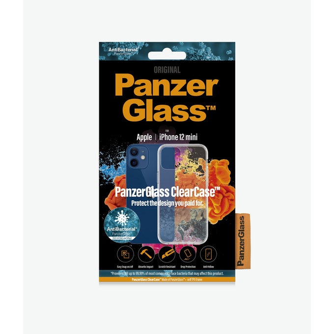 PanzerGlass - Puzdro ClearCase pre iPhone 12 mini, transparent