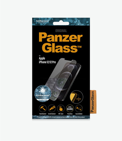 PanzerGlass - Tvrdené Sklo Standard Fit AB pre iPhone 12 a 12 Pro, transparentná