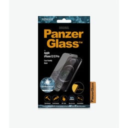 PanzerGlass - Tvrdené Sklo Case Friendly AB pre iPhone 12 a 12 Pro, čierna