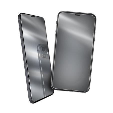 SBS - Tvrdené sklo Sunglasses pre iPhone 12/12 Pro, strieborná