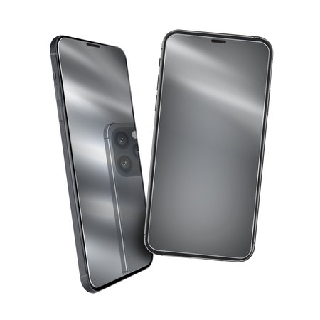 SBS - Tvrdené sklo Sunglasses pre iPhone 12 Pro Max, strieborná