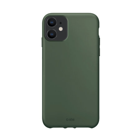 SBS - Puzdro TPU pre iPhone 12 mini, recyklované, dark green
