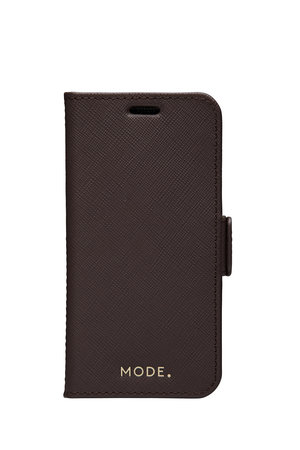 MODE - Puzdro Milano pre iPhone 12 mini, dark chocolate