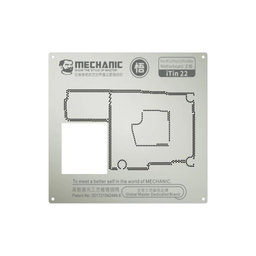 Mechanic iTin 22 - Oceľová Šablóna Základnej Dosky pre iPhone 11 Pro, 11 Pro Max