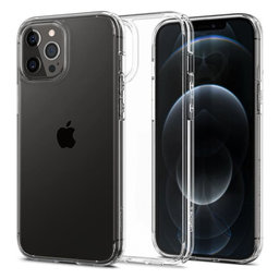 Spigen - Puzdro Ultra Hybrid pre iPhone 12 Pro Max, transparentná