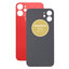 Apple iPhone 12 Mini - Sklo Zadného Housingu (Red)