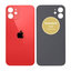 Apple iPhone 12 - Sklo Zadného Housingu (Red)