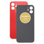 Apple iPhone 12 - Sklo Zadného Housingu (Red)