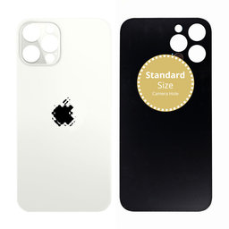 Apple iPhone 12 Pro - Sklo Zadného Housingu (Silver)