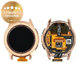 Samsung Galaxy Watch 42mm R810 - LCD Displej + Dotykové Sklo + Rám (Rose Gold) - GH97-22290B Genuine Service Pack