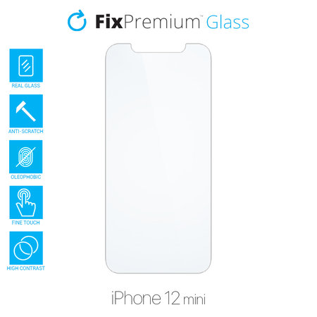 FixPremium Glass - Tvrdené Sklo pre iPhone 12 mini