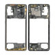 Samsung Galaxy A71 A715F - Stredný Rám (Prism Crush Black) - GH98-44756A Genuine Service Pack