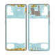Samsung Galaxy A71 A715F - Stredný Rám (Prism Crush Blue) - GH98-44756C Genuine Service Pack