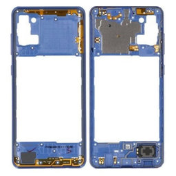 Samsung Galaxy A31 A315F - Stredný Rám (Prism Crush Blue) - GH98-45428D Genuine Service Pack