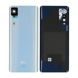 LG Velvet 5G - Batériový Kryt (Aurora White) - ACQ30087631 Genuine Service Pack