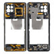 Samsung Galaxy A42 5G A426B - Stredný Rám (Prism Dot Black) - GH97-25855A Genuine Service Pack