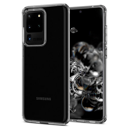 Spigen - Puzdro Liquid Crystal pre Samsung Galaxy S20 Ultra, transparentná