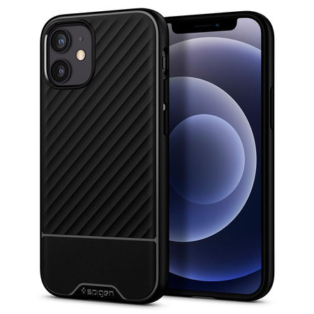 Spigen - Puzdro Core Armor pre iPhone 12 mini, čierna