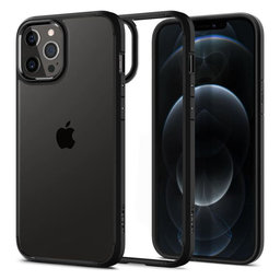 Spigen - Puzdro Ultra Hybrid pre iPhone 12 a 12 Pro, čierna