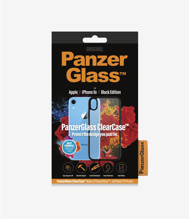 PanzerGlass - Puzdro ClearCase pre iPhone XR, black