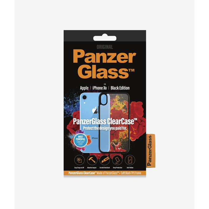 PanzerGlass - Puzdro ClearCase pre iPhone XR, black