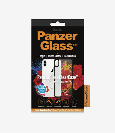 PanzerGlass - Puzdro ClearCase pre iPhone XS Max, black