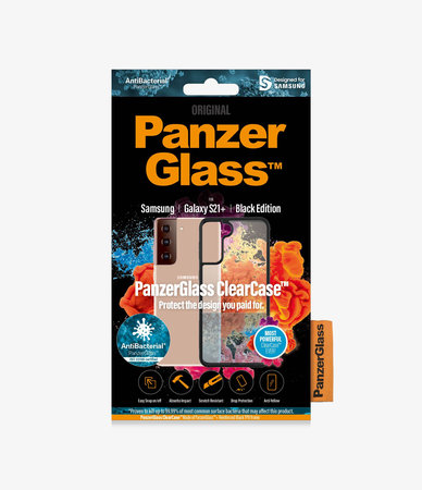 PanzerGlass - Puzdro ClearCase AB pre Samsung Galaxy S21+, čierna