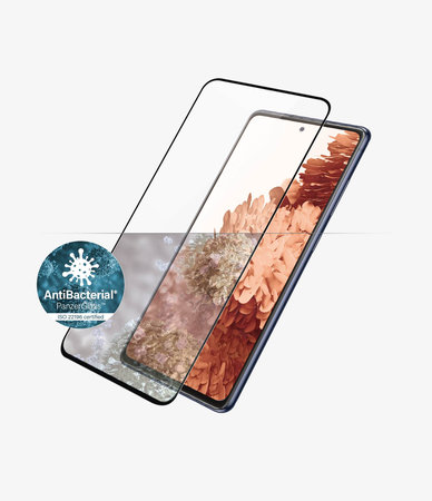 PanzerGlass - Tvrdené Sklo Case Friendly AB pre Samsung Galaxy S21+, Fingerprint komp., čierna