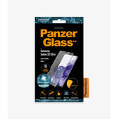 PanzerGlass - Tvrdené Sklo Case Friendly AB pre Samsung Galaxy S21 Ultra, Fingerprint komp., čierna
