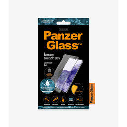 PanzerGlass - Tvrdené Sklo Case Friendly AB pre Samsung Galaxy S21 Ultra, Fingerprint komp., čierna