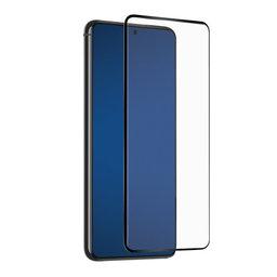 SBS - Tvrdené Sklo Full Cover pre Samsung Galaxy S21+, čierna