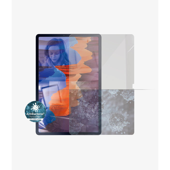 PanzerGlass - Tvrdené sklo Case Friendly SMAPP pre Samsung Galaxy Tab S7+, číra