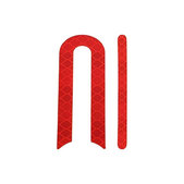 Xiaomi Mi Electric Scooter 2 M365 - Reflexné Nálepky Celá Sada (Červená)