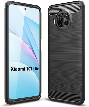 Tech-Protect - Puzdro TPU Carbon pre Xiaomi Mi 10T Lite, čierna