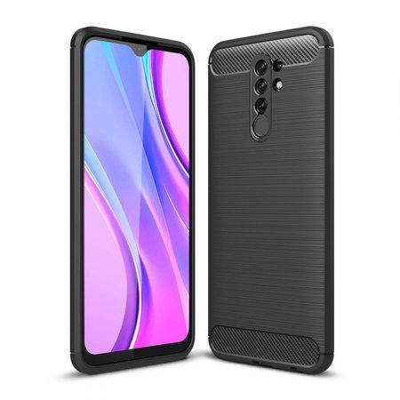 Tech-Protect - Puzdro TPU Carbon pre Xiaomi Redmi 9, čierna