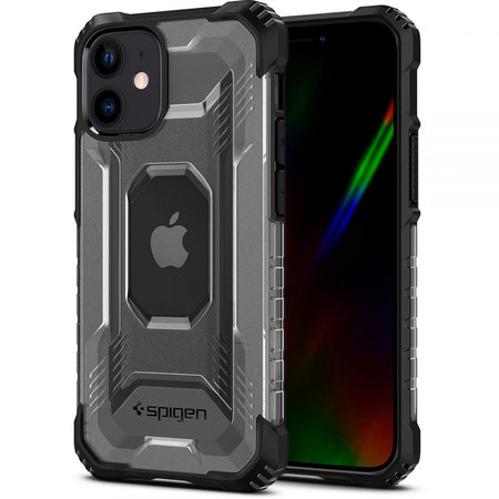 Spigen - Puzdro Nitro Prece pre iPhone 12 mini, čierna