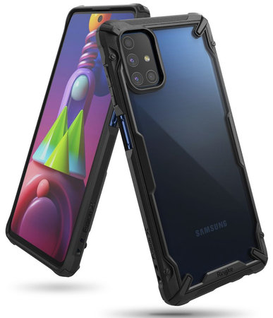 Ringke - Puzdro Fusion X pre Samsung Galaxy M51, black